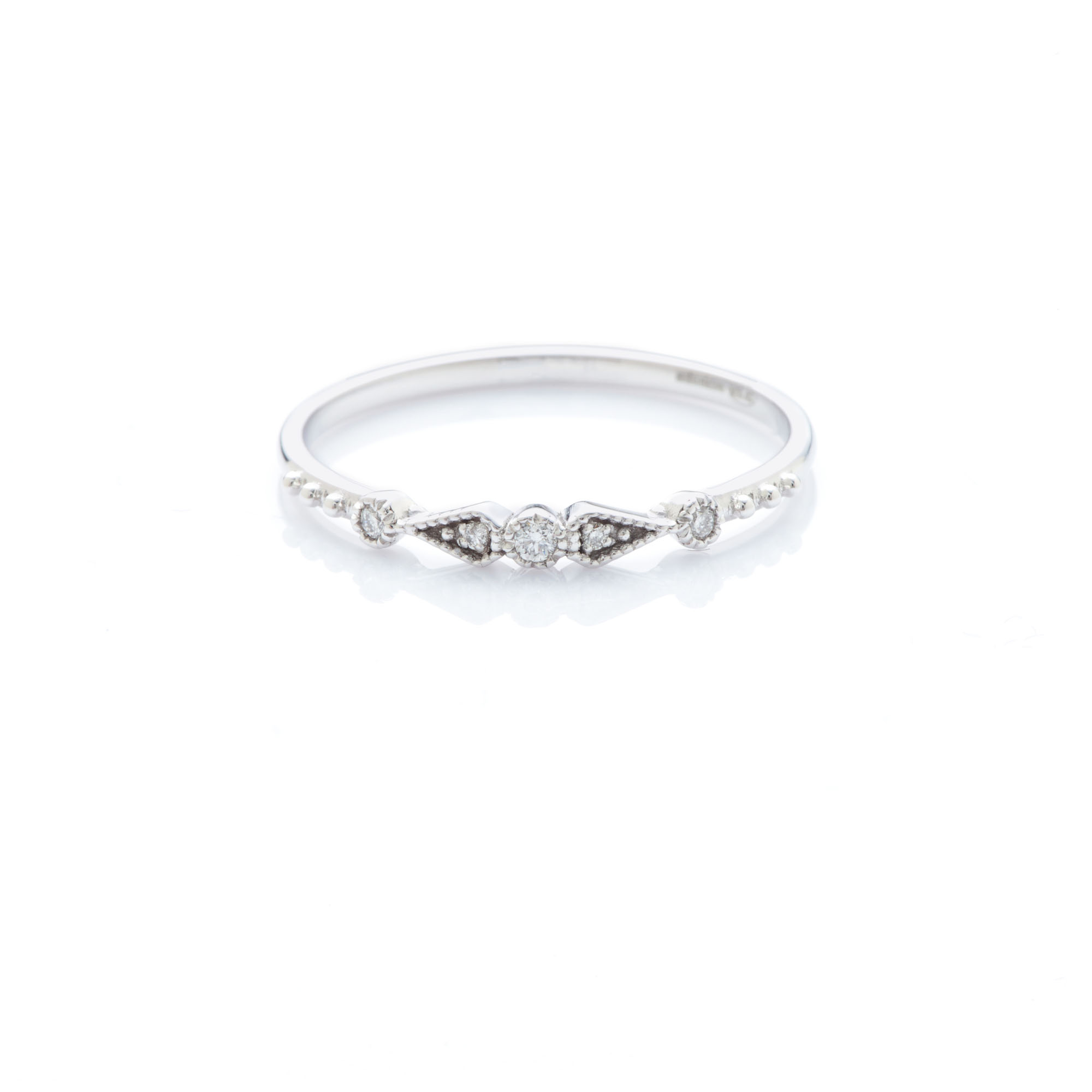 BAGUE STELLA 5 DIAMANTS - Angèle Brousse